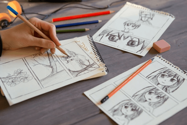Kids Creativity in manga